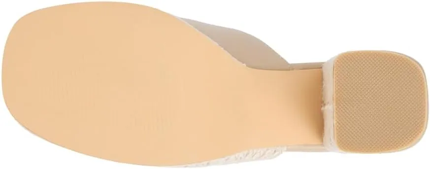 Coconuts by Matisse Womens Beaufort Open Toe Platform Mules Dress Casual Casual High Heel 3" & Up - Beige