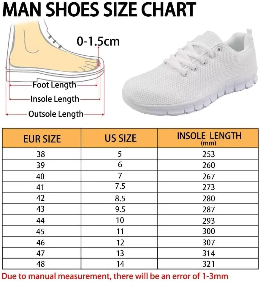 Coloranimal Gym Sports Athletic Trail Sneakers Comfort Go Easy Walking Lace-up Footwear…