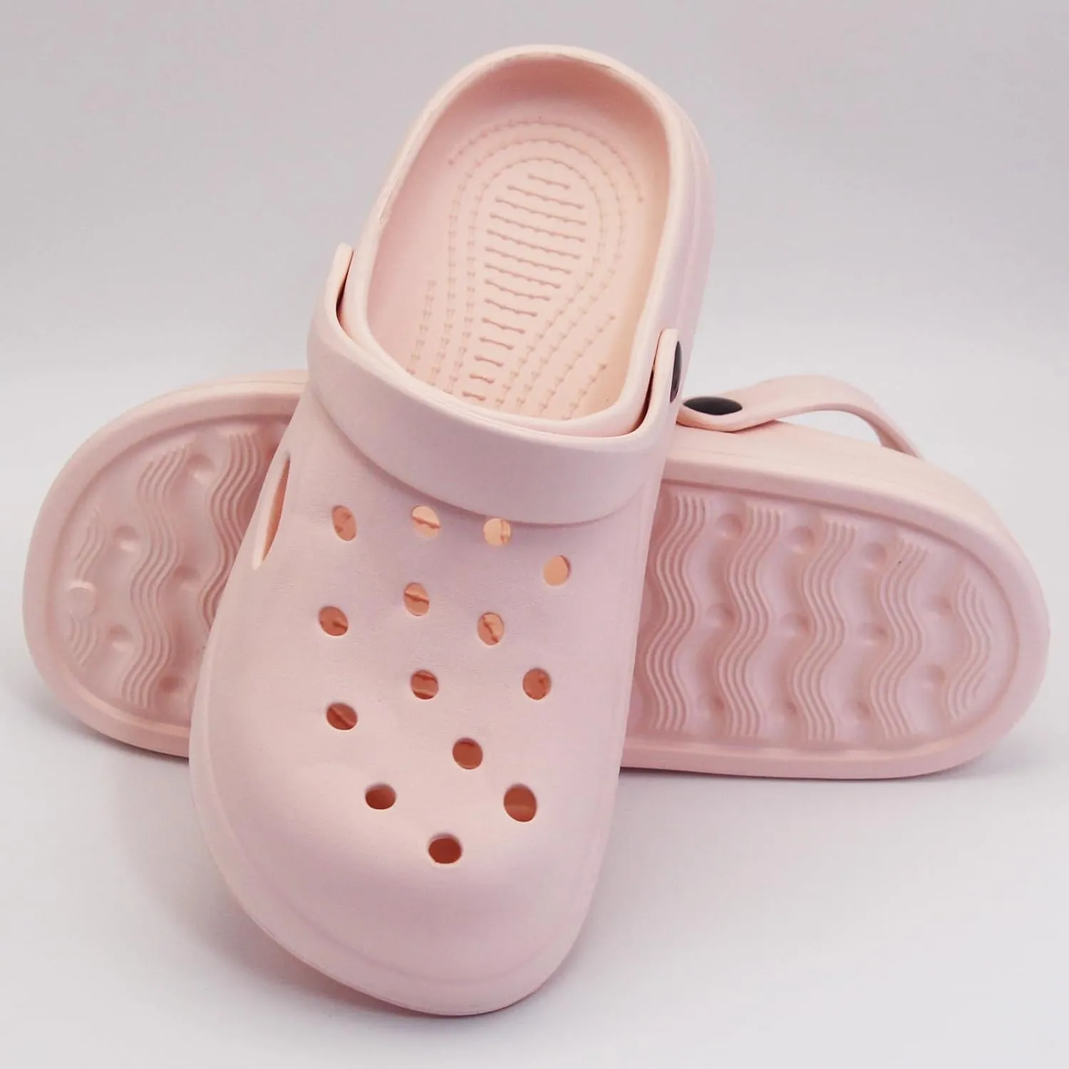 Comfy Garden Clogs for Women and Men, Slip On Mules Sandals Lightweight Slippers Outside Home Casual Wear Non-Slip Air Cushion Thick Bottom Slides Shoes
