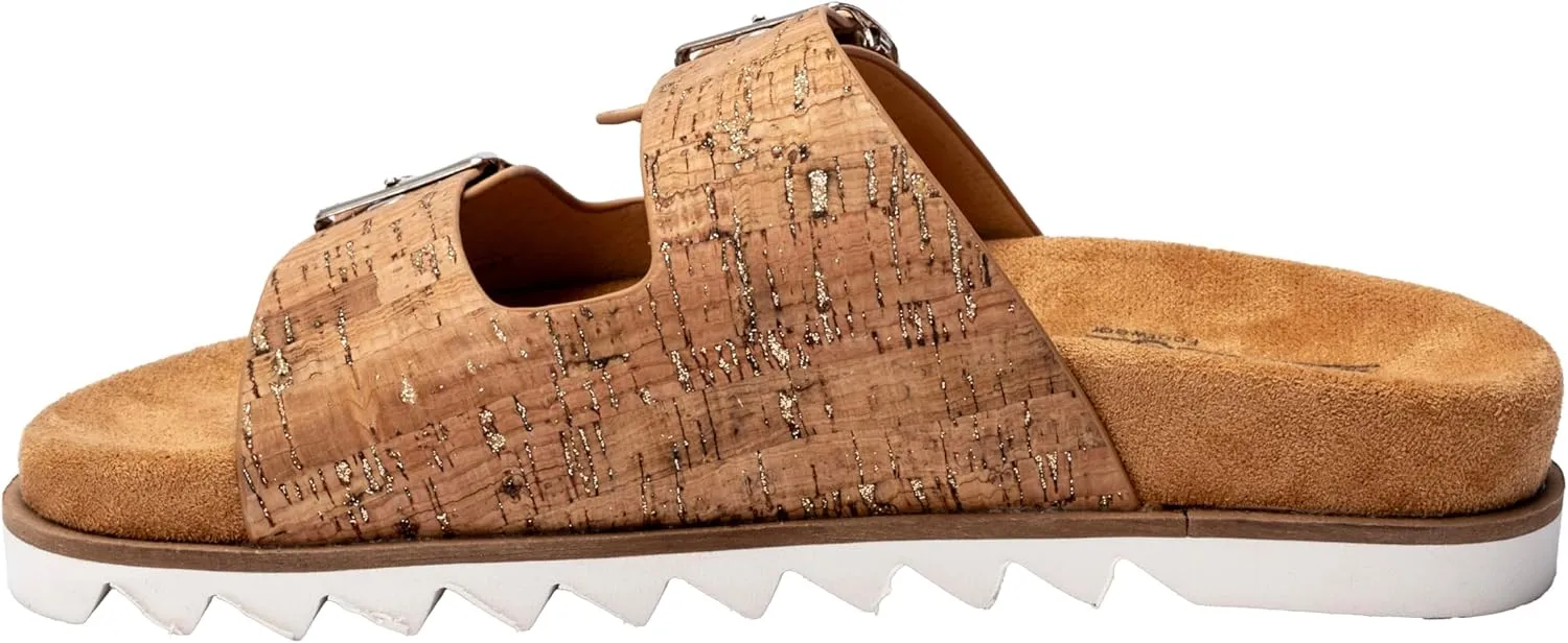 Corkys Footwear Women's Dash Sandals - Featuring Two Straps With Adjustable Buckles, A Soft Lined and Cushioned Insole, and All Day Wear - Chic and Trendy