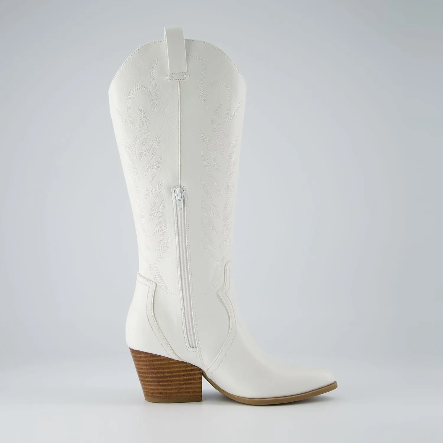 CUSHIONAIRE Women's Caress tall western boot  Memory Foam, Wide Widths Available