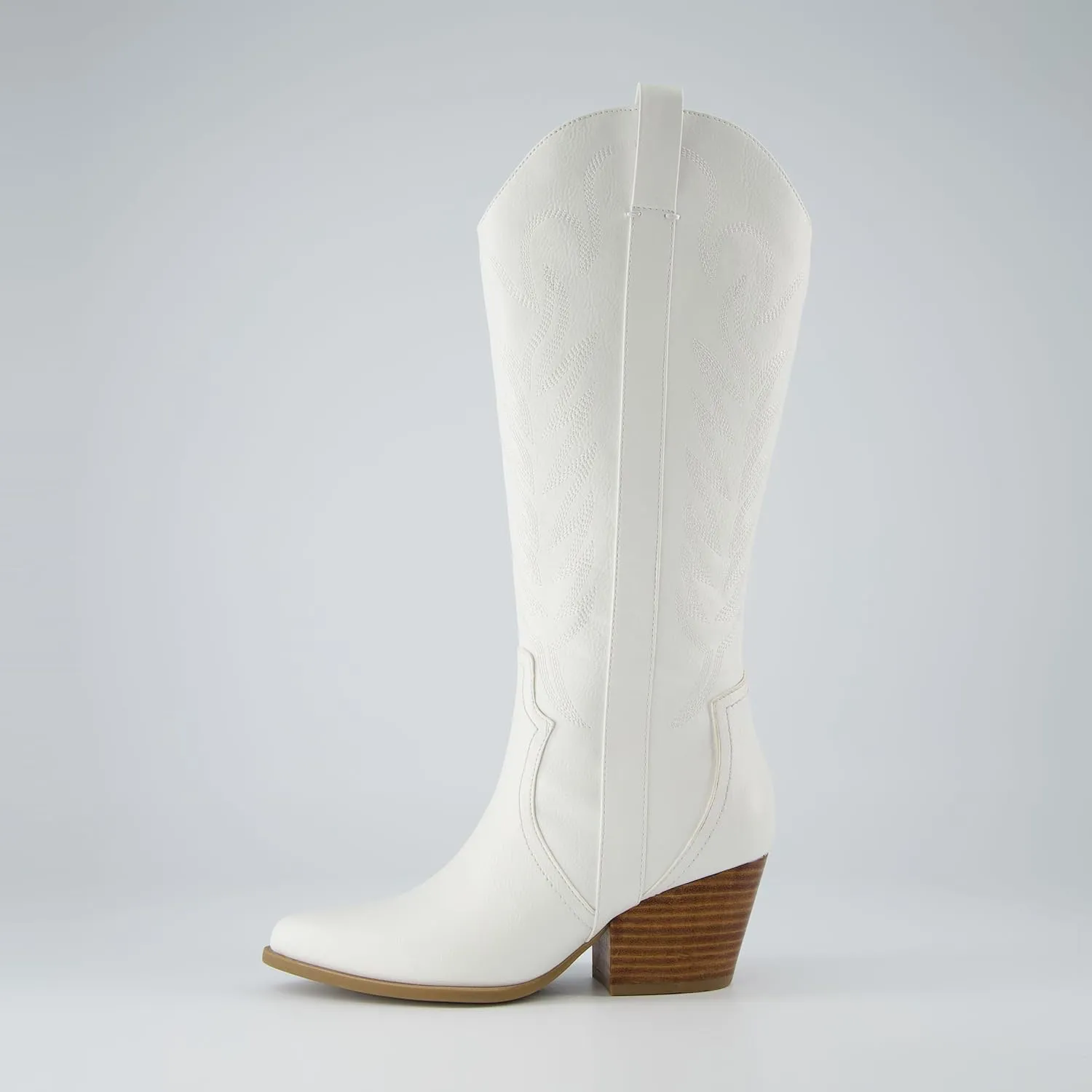 CUSHIONAIRE Women's Caress tall western boot  Memory Foam, Wide Widths Available