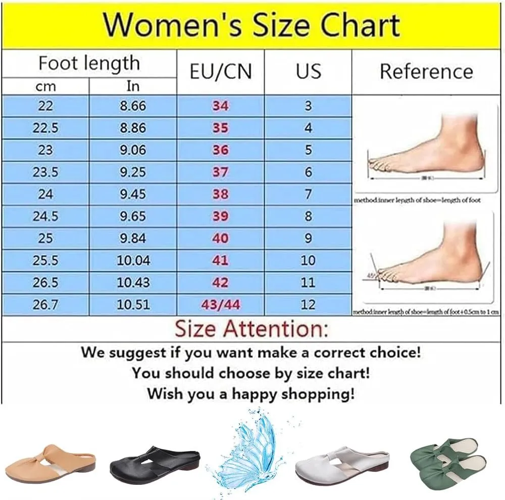 Cut Out Design Flat Mules for Women,2024 New Round Toe Flat Mules & Clogs with Bow, Casual All-Match Hollow Non-Slip Slippers
