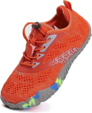 DimaiGlobal Kids Barefoot Shoes Boys Trail Running Shoes Girls Running Shoes Sneakers Athletic Tennis Shoes Toddler Little Kid Big Kid