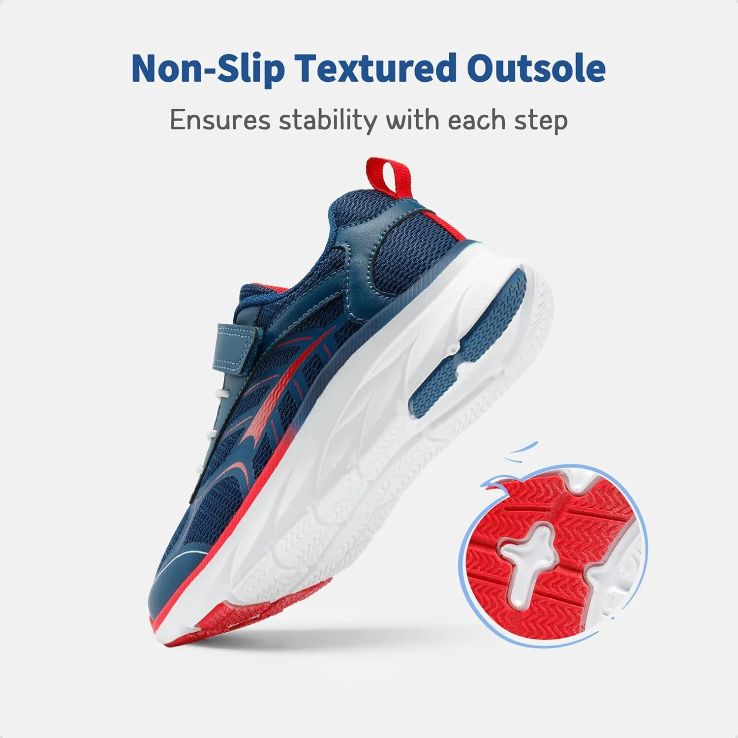 DREAM PAIRS Boys Girls Sneakers Kids Tennis Running Shoes EZ-ONs EZ-Plays Athletic Sport Gym Lightweight Breathable Shoes