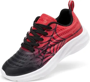 DREAM PAIRS Girls Boys Shoes Kids Tennis Sparkle Glitter Lace up Athletic Running Sneakers