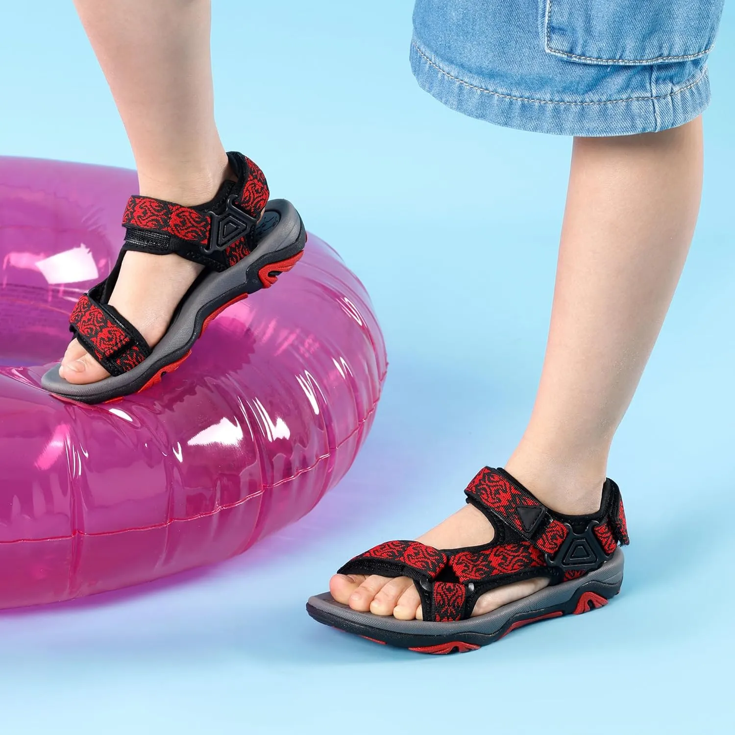 DREAM PAIRS Kids Adventurous Light-Weight Adjustable Straps Summer Sandals (Toddler/Little Kid/Big Kid)