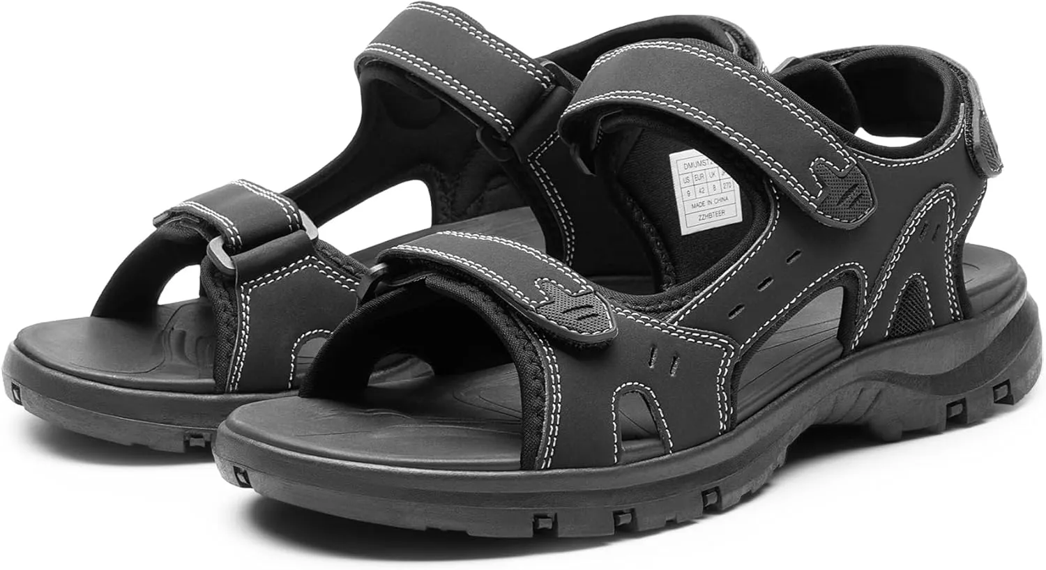 DREAM PAIRS Men’s Arch Support Hiking Sandals Sport Outdoor Athletic Comfortable Summer Beach Water Sandals