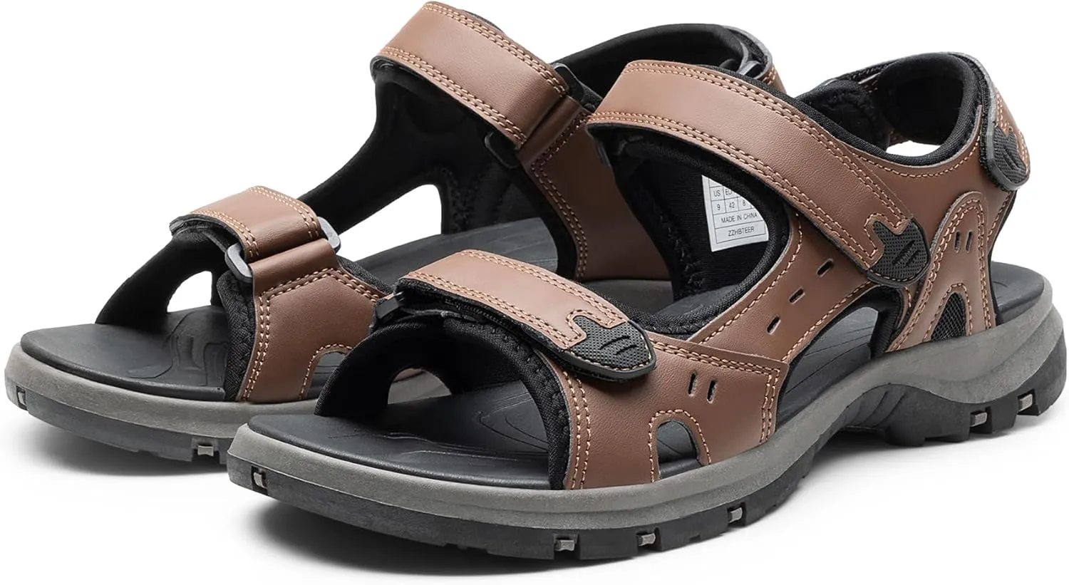 DREAM PAIRS Men’s Arch Support Hiking Sandals Sport Outdoor Athletic Comfortable Summer Beach Water Sandals