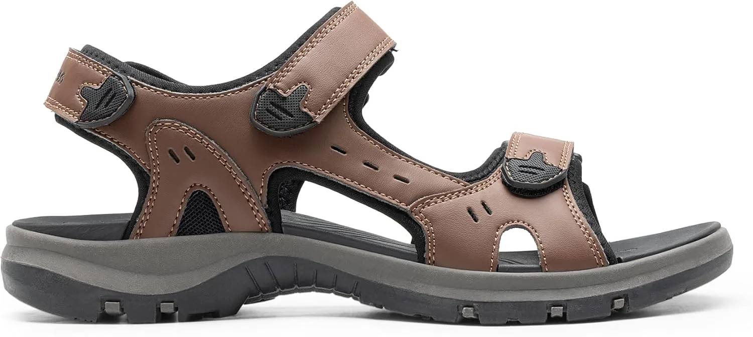 DREAM PAIRS Men’s Arch Support Hiking Sandals Sport Outdoor Athletic Comfortable Summer Beach Water Sandals