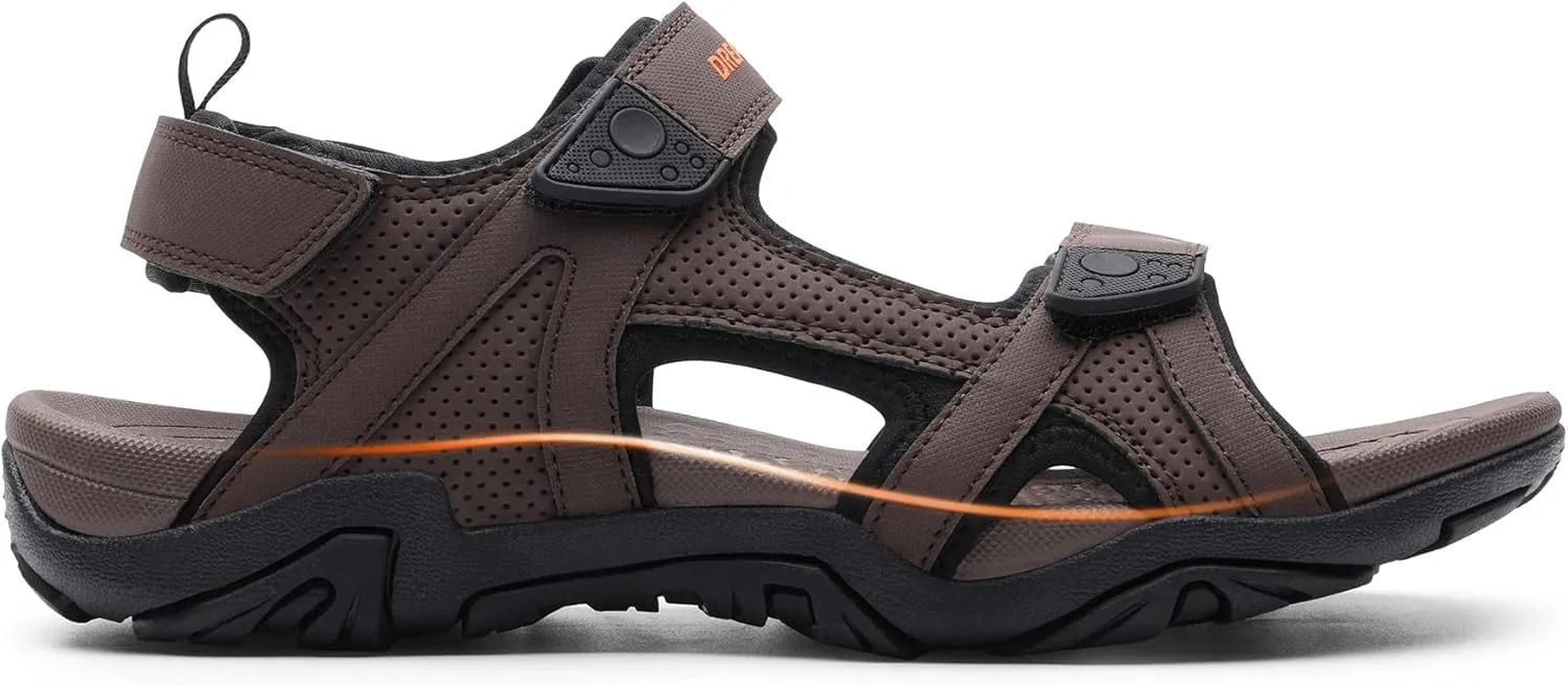 DREAM PAIRS Men's Sandals Hiking Water Beach Sport Outdoor Athletic Arch Support Summer Sandals
