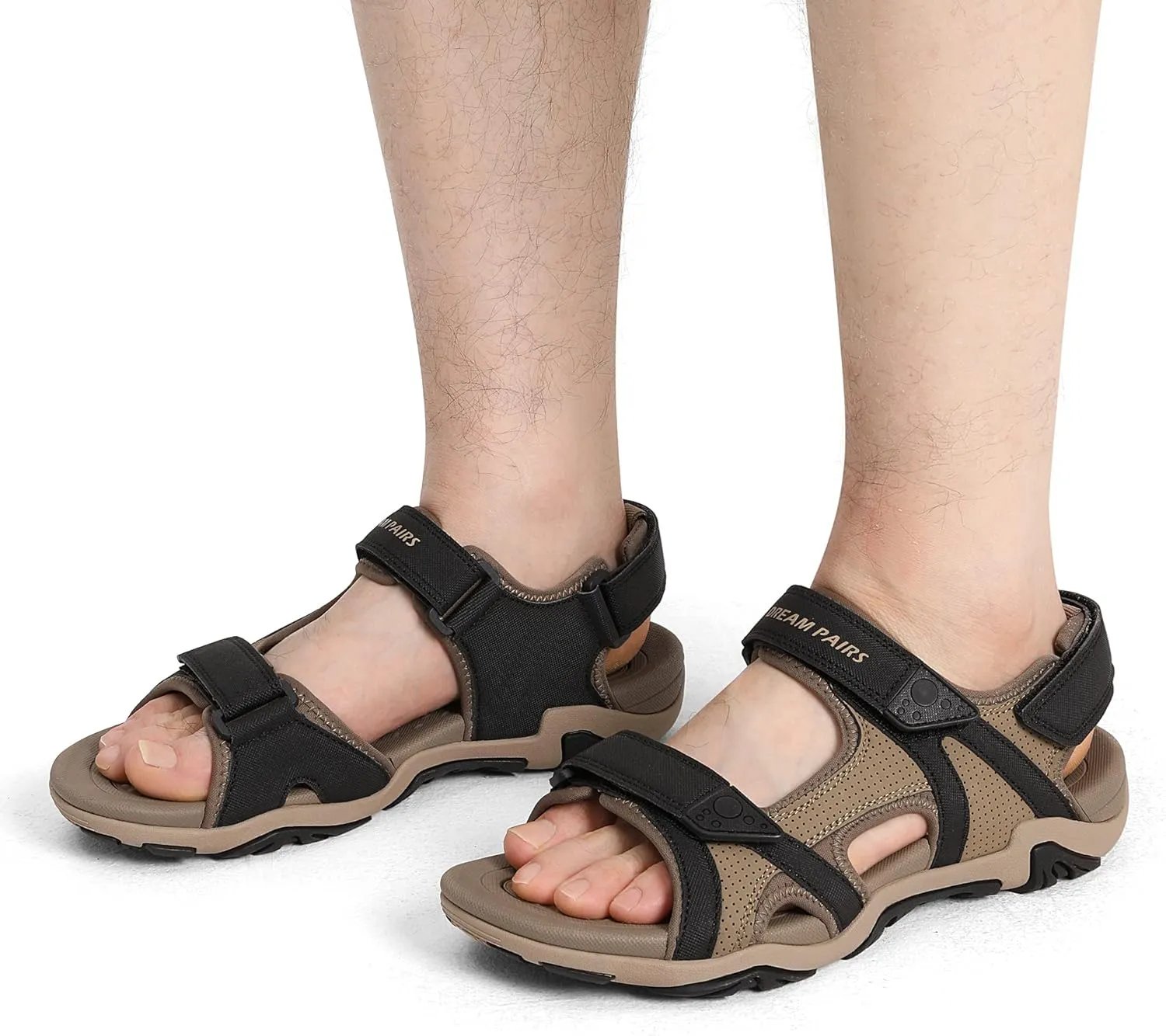 DREAM PAIRS Men's Sandals Hiking Water Beach Sport Outdoor Athletic Arch Support Summer Sandals