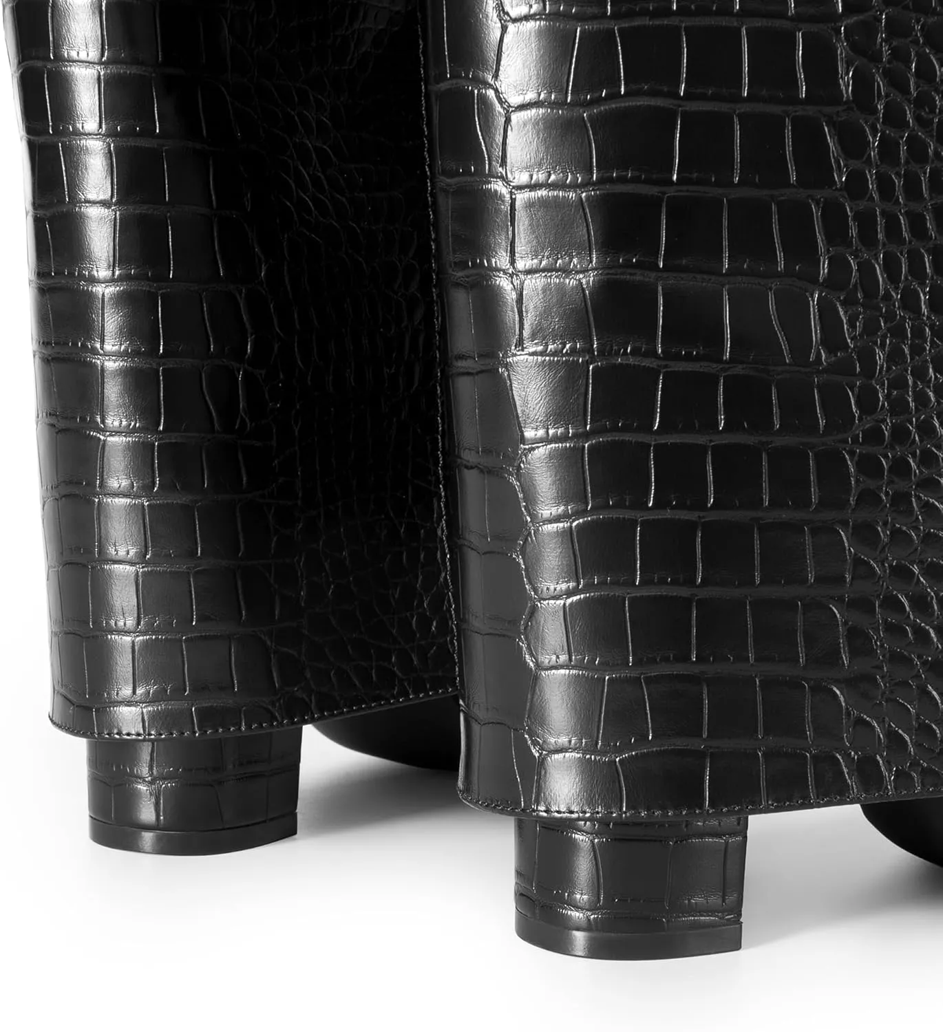 DREAM PAIRS Women's Knee High Boots Fold Over Chunky High Heels Long Boots Zipper Pointed Toe Dress Tall Boots Party Fashion Boots