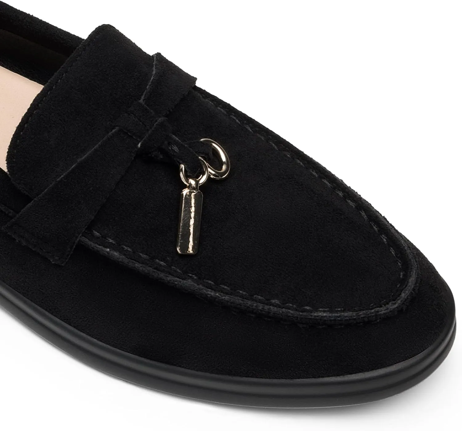 DREAM PAIRS Women's Loafers Suede Loafer Slip-on Comfortable Casual Dressy Business Work Shoes with Arch Support