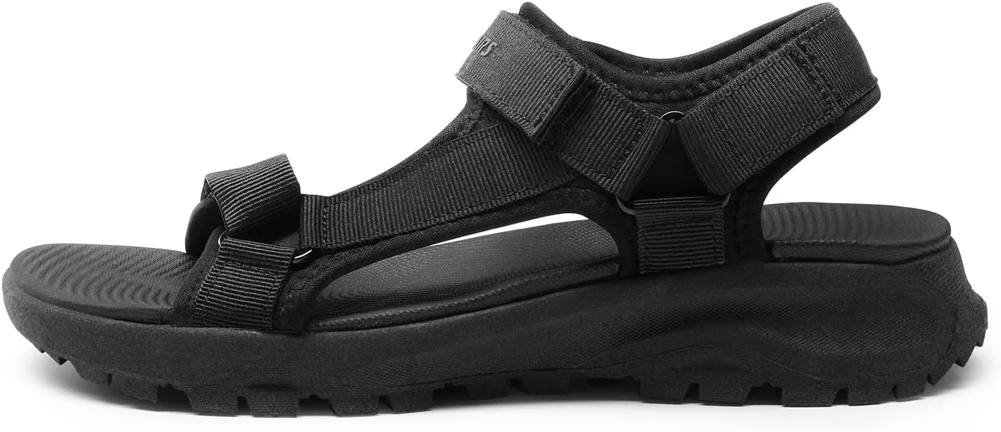 DREAM PAIRS Womens Sandals, Light Weight Hiking Sandals for Women, Comfortable Athletic Quick-Drying Walking Water Sandals with Hook and Loop Straps and Soft Insole for Beach Vacation Adventure