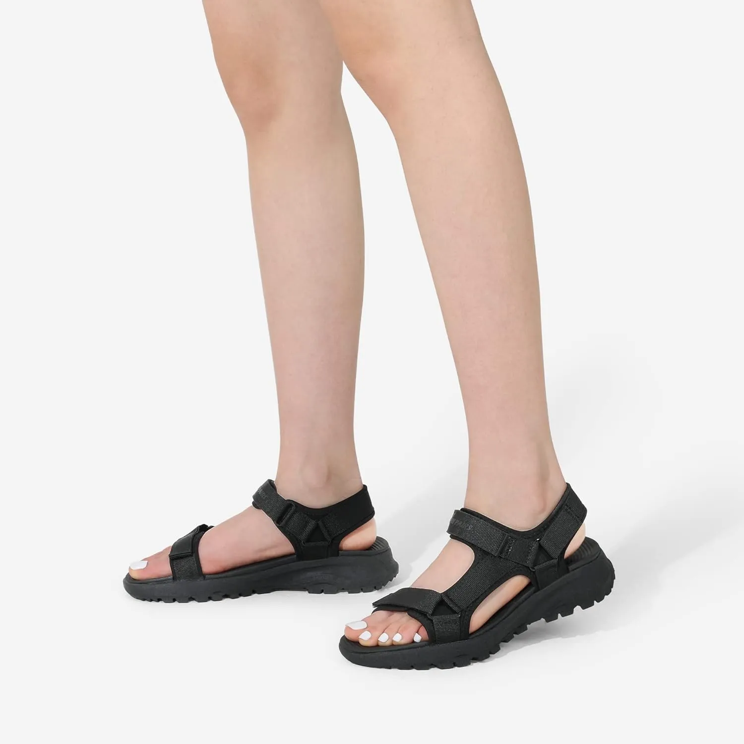 DREAM PAIRS Womens Sandals, Light Weight Hiking Sandals for Women, Comfortable Athletic Quick-Drying Walking Water Sandals with Hook and Loop Straps and Soft Insole for Beach Vacation Adventure