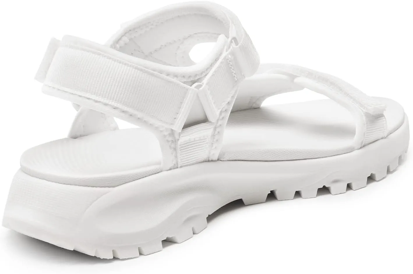 DREAM PAIRS Womens Sandals, Light Weight Hiking Sandals for Women, Comfortable Athletic Quick-Drying Walking Water Sandals with Hook and Loop Straps and Soft Insole for Beach Vacation Adventure