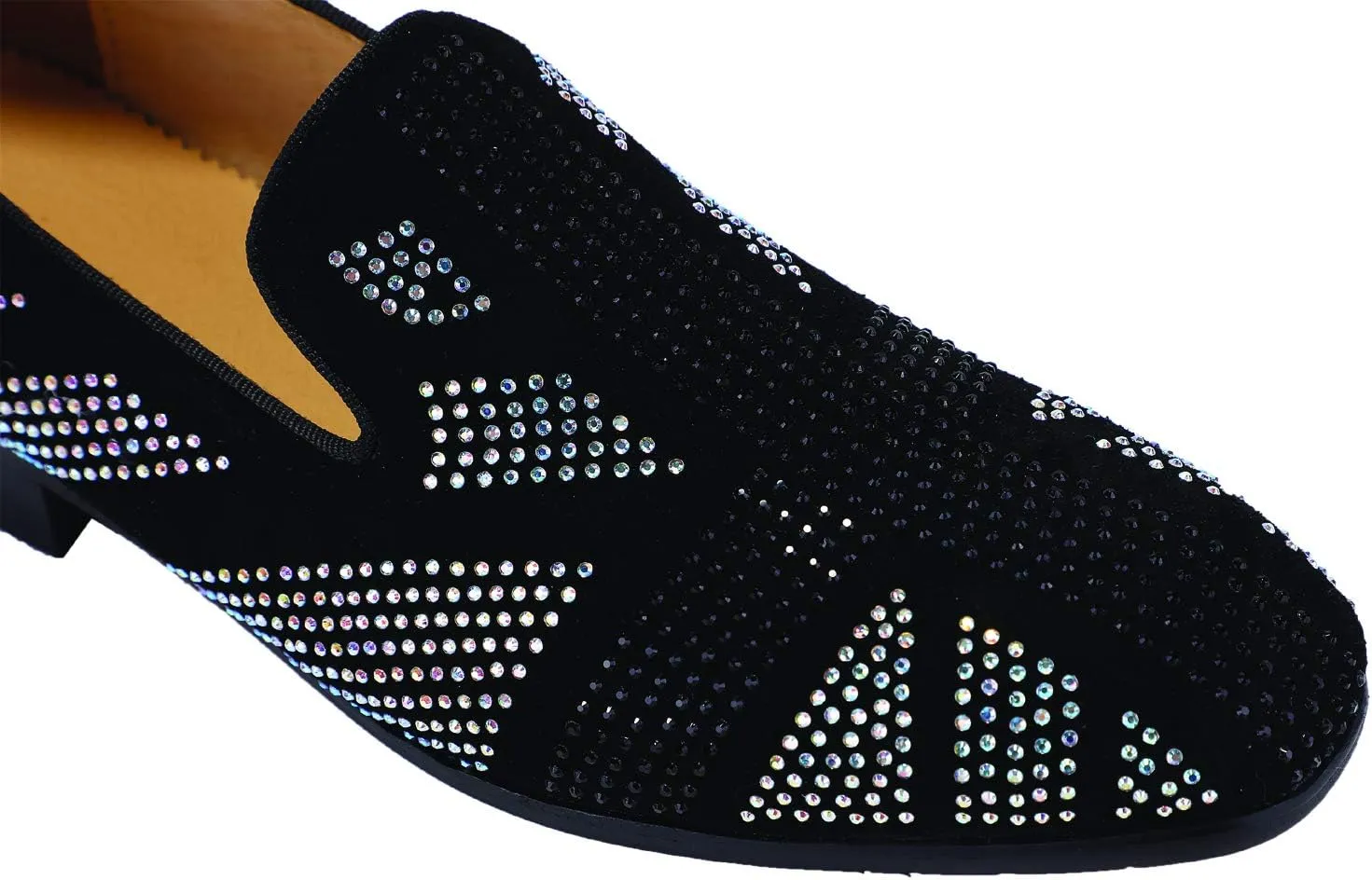 ELANROMAN Men's Loafers Leather Wedding Party Dress Shoes