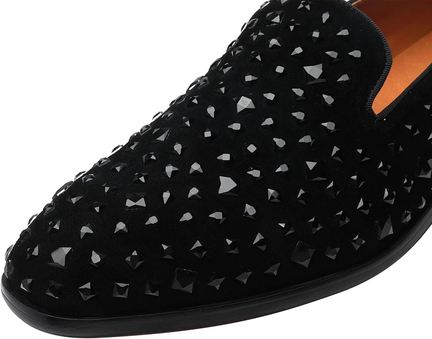 ELANROMAN Men's Loafers Leather Wedding Party Dress Shoes