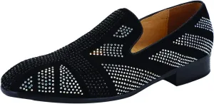 ELANROMAN Men's Loafers Leather Wedding Party Dress Shoes