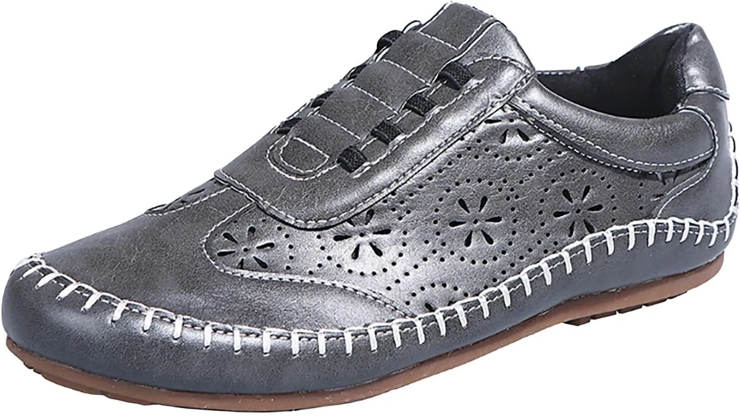 European and Foreign Trade New Women's Shoes Retro Art Hollow Slip Soft Sole Women's Single Advantage Sneaker - Women's