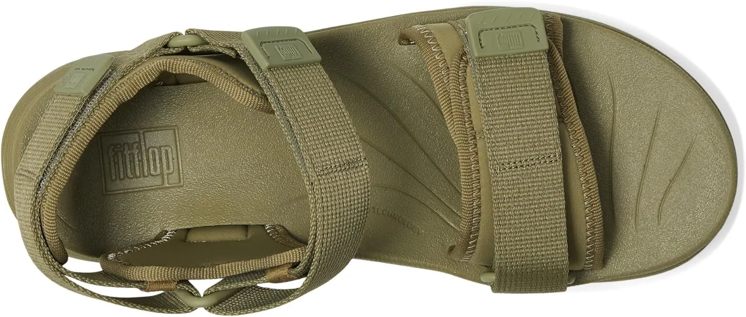 FitFlop Women's Neo-d-hyker (Xt) W/Resistant Adj. Outdoor Sandals Wedge