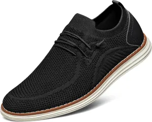 FLAGELI Breeze Shoes Men Ultra Lightweight Loafers Breathable Mesh Slip-ons Comfortable Men's Dress Shoes Casual Business Dress Sneakers Office Footwear Walking Zapatos