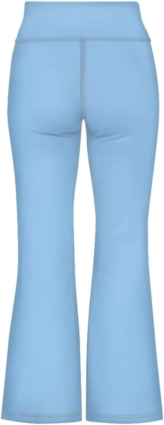 Flare Yoga Pants for Girl High Cut Legging Tummy Control Kids Long Trousers Casual Bell Bottom Sweatpants