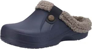 Fleece Lined Clogs Fur Fuzzy Fluffy Waterproof Slippers Women Men Winter Garden Shoes Warm House Slippers Indoor Outdoor Mules