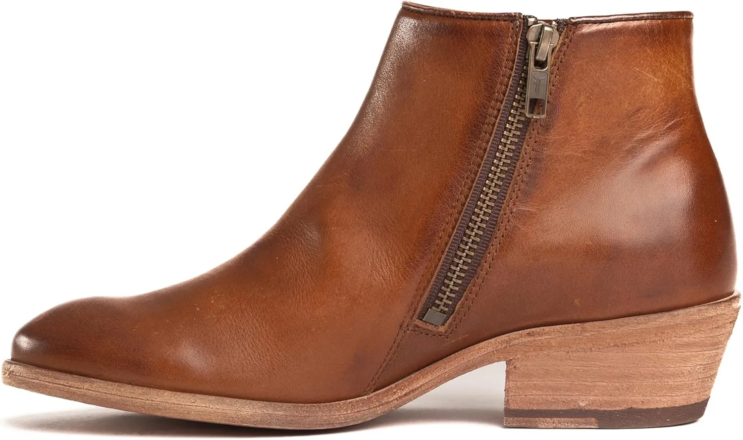 Frye Carson Piping Booties for Women Made from Soft Full-Grain Leather with Signature Western-Inspired Piping Detail and Supple Leather Lining – 4” Shaft Height