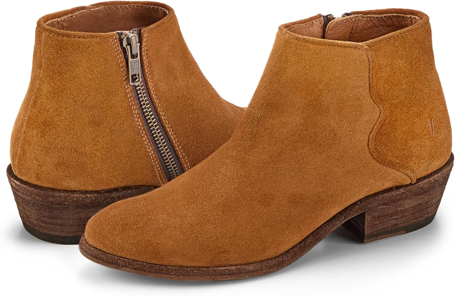 Frye Carson Piping Booties for Women Made from Soft Full-Grain Leather with Signature Western-Inspired Piping Detail and Supple Leather Lining – 4” Shaft Height