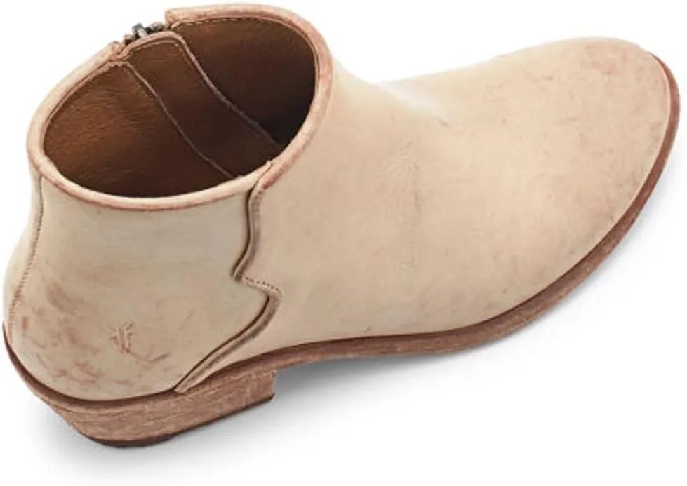 Frye Carson Piping Booties for Women Made from Soft Full-Grain Leather with Signature Western-Inspired Piping Detail and Supple Leather Lining – 4” Shaft Height