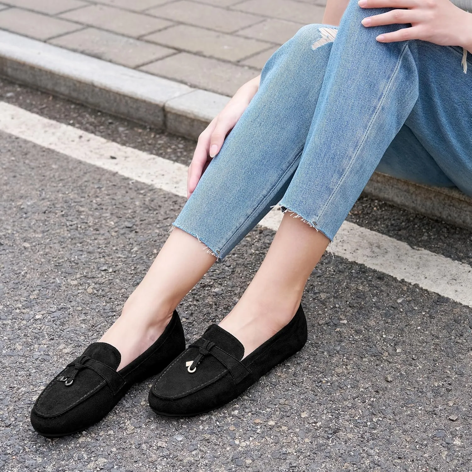 FUDYNMALC Loafers for Women Slip On Shoes: Casual Comfortable Penny Loafers Ladies Dressy Walking Flats for Business Work Office