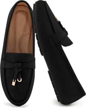 FUDYNMALC Loafers for Women Slip On Shoes: Casual Comfortable Penny Loafers Ladies Dressy Walking Flats for Business Work Office
