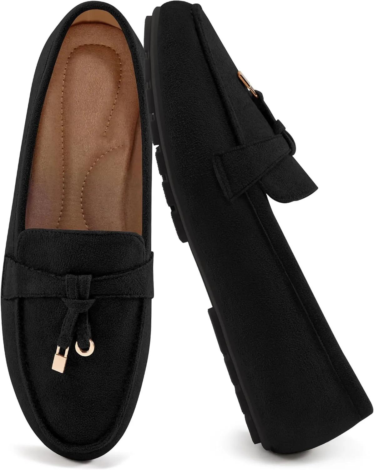 FUDYNMALC Loafers for Women Slip On Shoes: Casual Comfortable Penny Loafers Ladies Dressy Walking Flats for Business Work Office