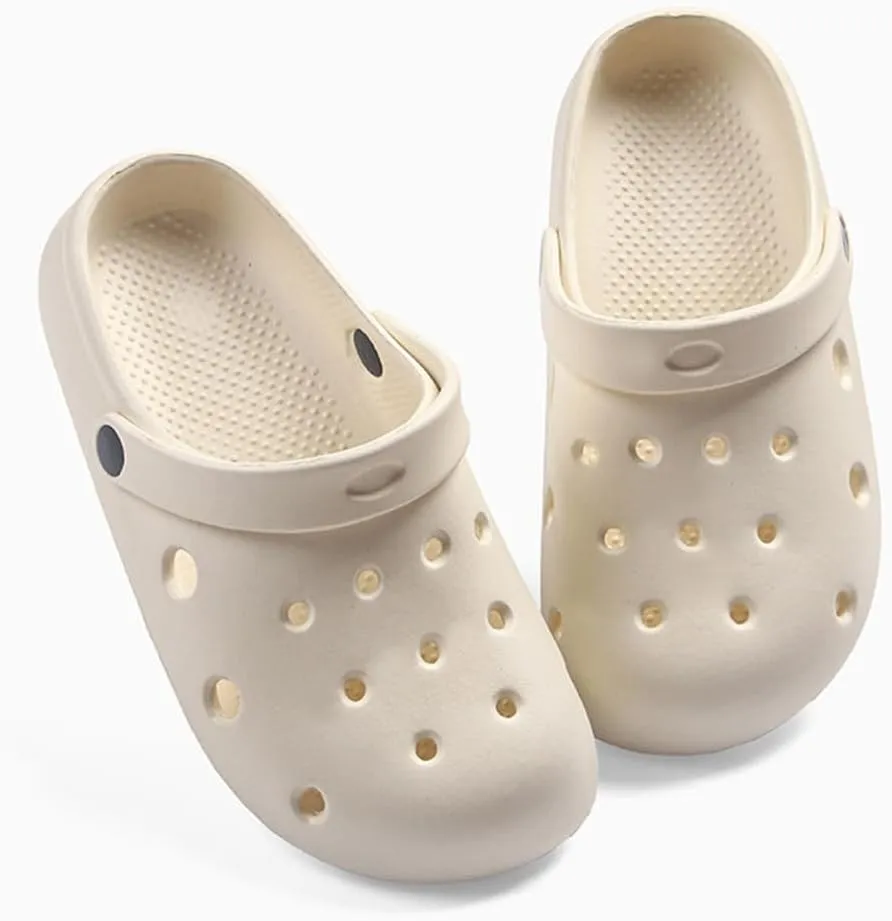 Garden Clogs for Women and Men, Slip On Mules Sandals Comfy Slippers Outside Home Casual Wear Non-Slip Air Cushion Thick Bottom Slides Shoes