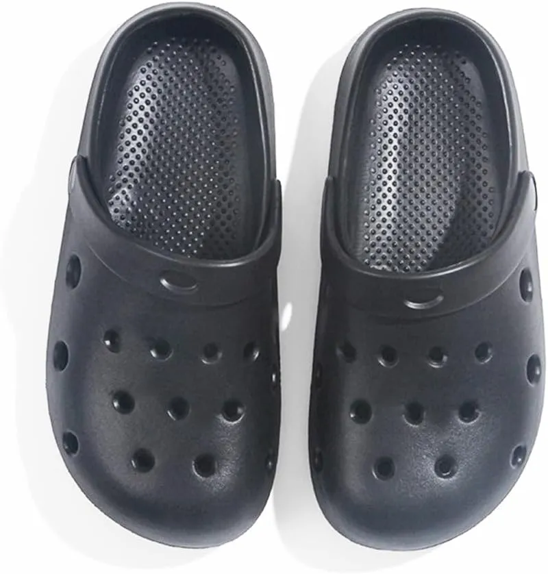 Garden Clogs for Women and Men, Slip On Mules Sandals Comfy Slippers Outside Home Casual Wear Non-Slip Air Cushion Thick Bottom Slides Shoes
