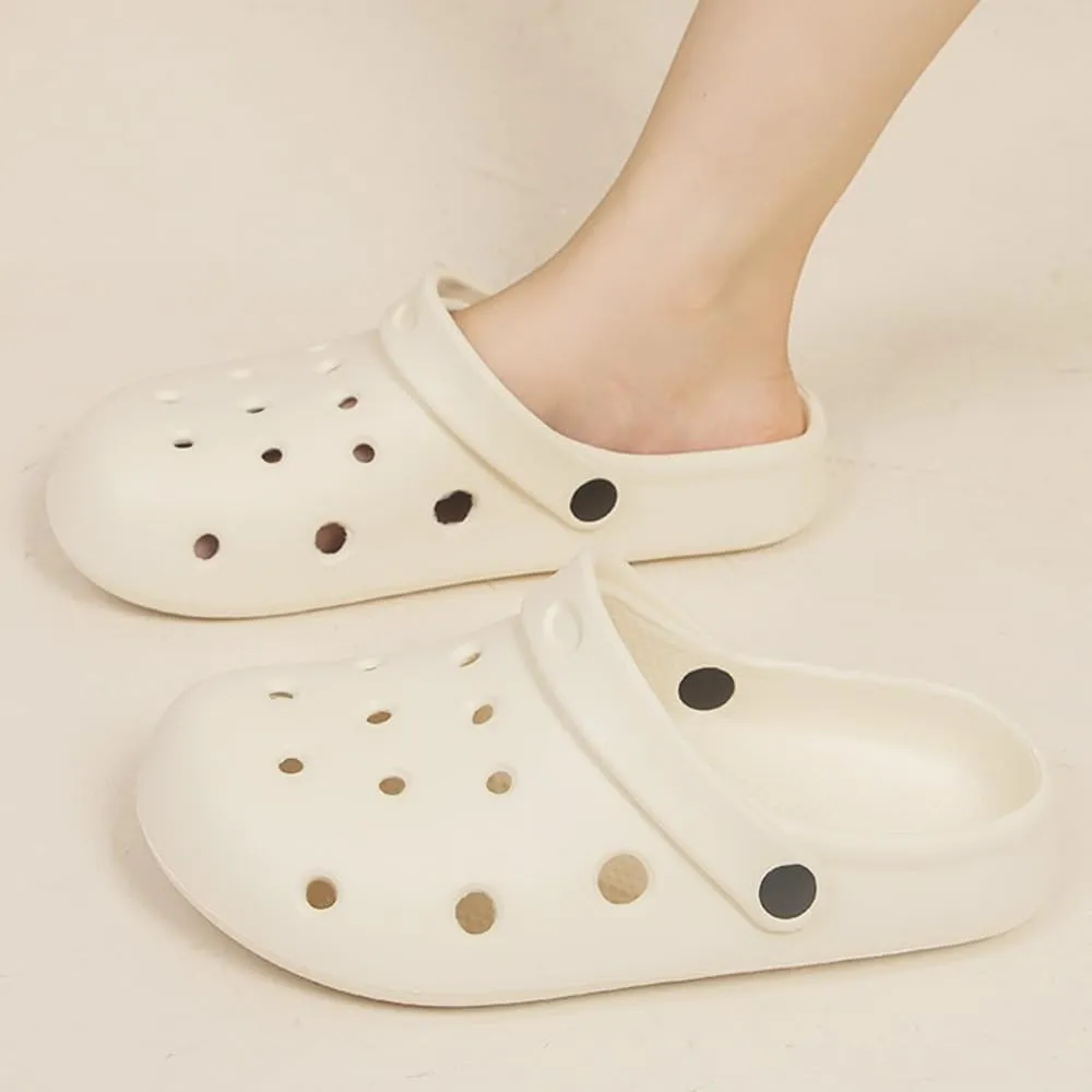 Garden Clogs for Women and Men, Slip On Mules Sandals Comfy Slippers Outside Home Casual Wear Non-Slip Air Cushion Thick Bottom Slides Shoes