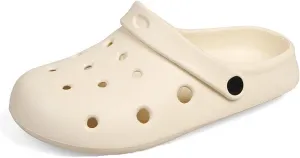 Garden Clogs for Women and Men, Slip On Mules Sandals Comfy Slippers Outside Home Casual Wear Non-Slip Air Cushion Thick Bottom Slides Shoes