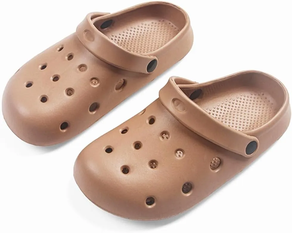 Garden Clogs for Women and Men, Slip On Mules Sandals Comfy Slippers Outside Home Casual Wear Non-Slip Air Cushion Thick Bottom Slides Shoes