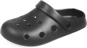 Garden Clogs for Women and Men, Slip On Mules Sandals Comfy Slippers Outside Home Casual Wear Non-Slip Air Cushion Thick Bottom Slides Shoes