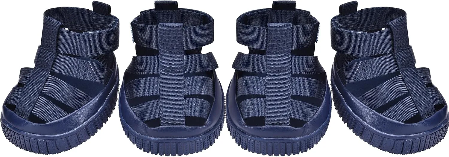 Gladiators Dog Sandals | Summer, Breathable, Non Slip, Pet Boots, Shoes (Small: 2 3/4" x 2 1/4")