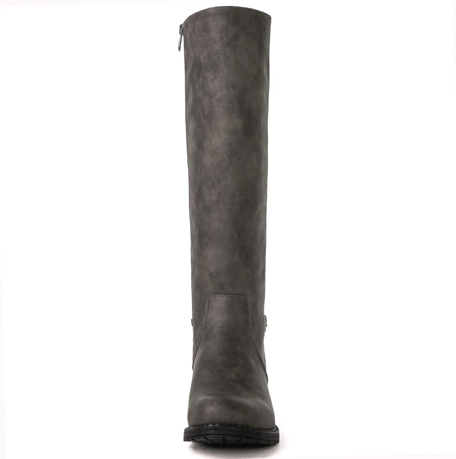 GLOBALWIN Women's Quilted Knee High Fashion Boots Strappy Boots For Women