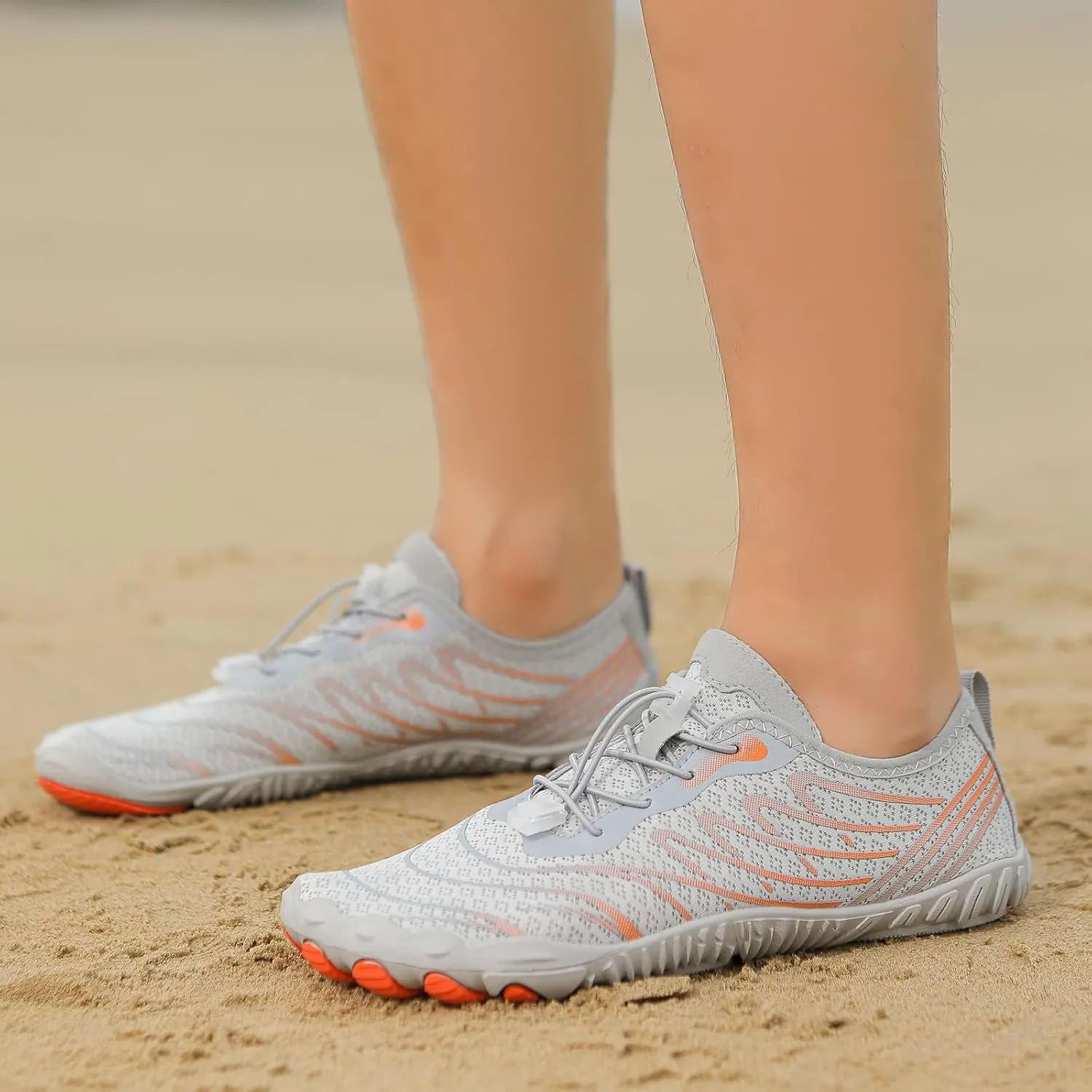 Grounded Footwear Barefoot Shoes for Women Men Quick Dry Hiking Sneakers Breathable Soft Trail Running Shoes Footwear