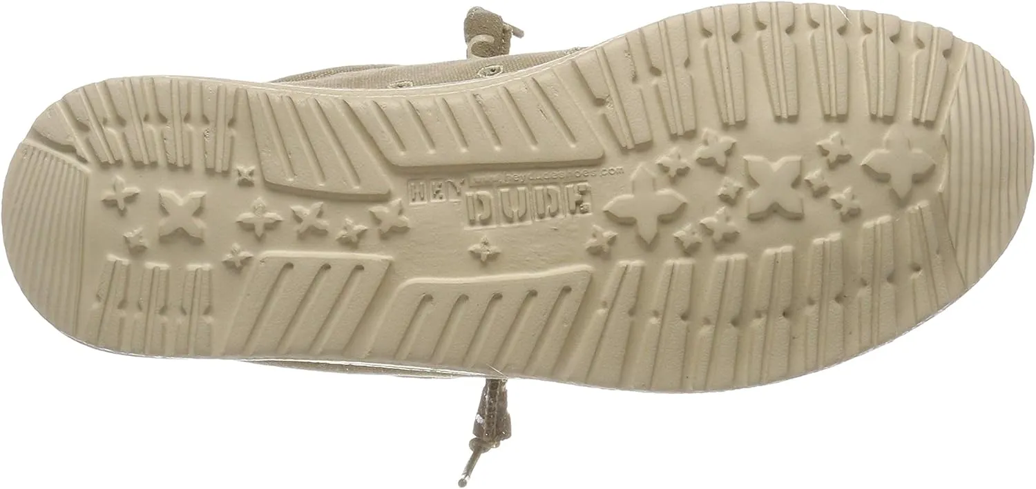Hey Dude Men's Wally Suede Multiple Colors | Men’s Shoes | Men's Lace Up Loafers | Comfortable & Light-Weight
