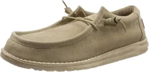 Hey Dude Men's Wally Suede Multiple Colors | Men’s Shoes | Men's Lace Up Loafers | Comfortable & Light-Weight