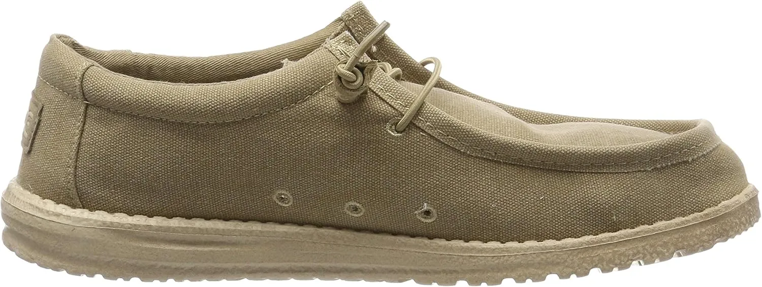Hey Dude Men's Wally Suede Multiple Colors | Men’s Shoes | Men's Lace Up Loafers | Comfortable & Light-Weight