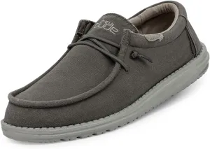 Hey Dude Men's Wally Wash | Men’s Shoes Lace Up Loafers Comfortable & Light-Weight