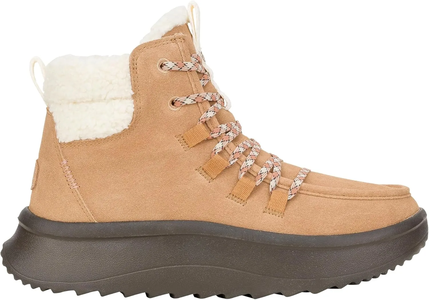 Hey Dude Women's Wendy Peak Apres Suede Cozy Ankle Boot