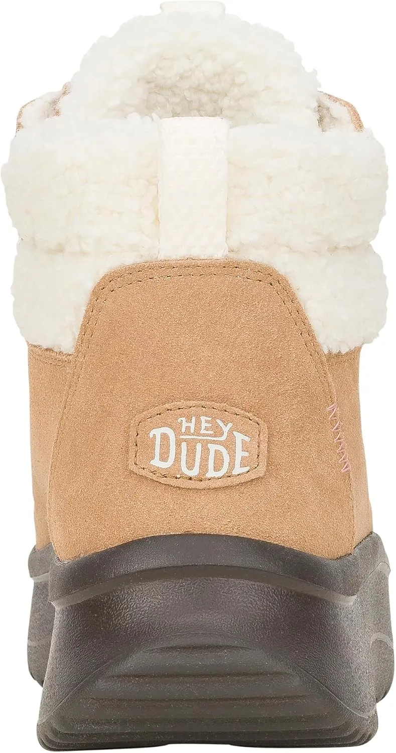 Hey Dude Women's Wendy Peak Apres Suede Cozy Ankle Boot